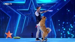 Un moment de dresaj canin spectaculos pe scena Românii au talent! - Dogs of Anarchy