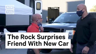 Dwayne 'The Rock' Johnson Gifts Car to Lifelong Friend | NowThis