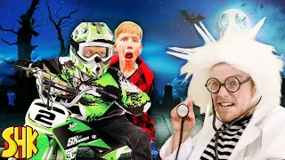 Escaping Crazy Babysitters! | SuperHeroKids