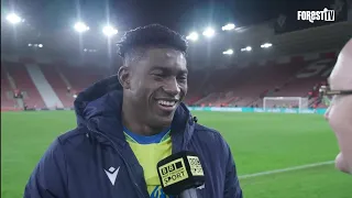 Super Eagles Taiwo Awoniyi speaks after winning goal vs Southampton