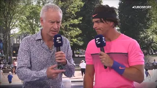 Rafa Impersonator with John McEnroe!