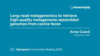 Long-Read Metagenomics to Retrieve High-Quality Metagenome-Assembled Genomes from Canine Feces