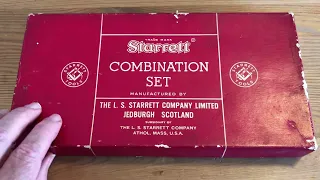Vintage Starrett Combination Set Square