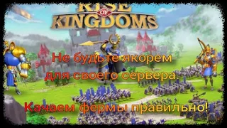 Как правильно качать фермы? Ошибки, Исправления. Стоит ли качать фермы на 25лвл? ♆ RISE OF KINGDOMS