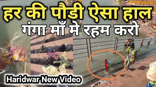 हरिद्वार : गंगा माँ मे रहम करो | कौन कर रहा हर की पौड़ी का ऐसा हाल Live | Haridwar Live Video