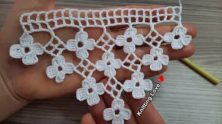 PERFECT 😍 Beautiful Flower Crochet Pattern * Knitting Online Tutorial for beginners Tığ işi örgü