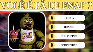 QUIZ - FNAF | 🎯 Você consegue acertar todos esses desafios de Five Nights at Freddy's ? #quiz