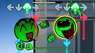 FNF Geometry Dash 2.0 vs Geometry Dash 2.3 Sings Ejected I Fire In The Hole FNF Mods