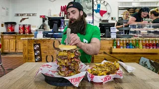 "I HAVEN'T SEEN ANYONE FINISH UNDER 2 HOURS" STOMP'S BURGER CHALLENGE | TEXAS EP.4 | BeardMeatsFood