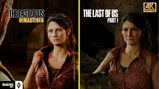 4K Side by Side comparison: The Last of Us Part 1 vs Remastered: The Outskirts Cutscenes