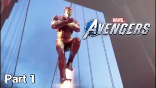 Marvel's Avengers: Part 1 | No Commentary Playthrough [PS4 Slim 720p HD]