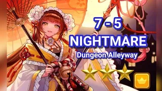 World 7-5 Nightmare - Dungeon Alleyway 100% 3 Stars |Fast Guide|