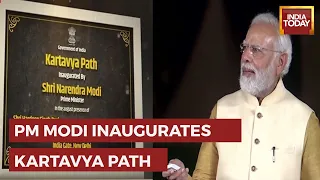 PM Narendra Modi Inaugurates Revamped 'Kartavya Path', Earlier Known As Raj Path | WATCH