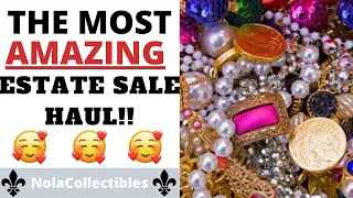 Estate Sale Vintage Jewelry Haul | Jewelry Haul | Flip for Ebay | Resell