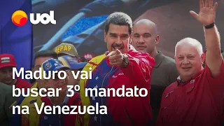 Maduro vai disputar 3º mandato nas eleições da Venezuela; oposição ainda vai definir candidato