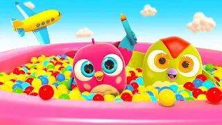 Hop Hop the owl cartoons full episodes. Baby cartoons & baby videos for kids. Learn colors with toys