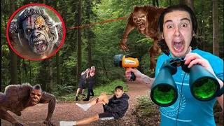 BIGFOOT JE SKOČIO SA DRVETA I UGRIZAO ME ZA RUKU! *počeo se derati i trčati za nama* (UPOMOĆ)