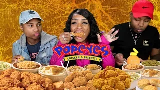 Popeyes Chicken Mukbang with the Boys