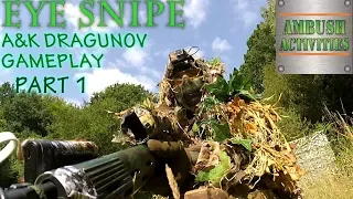 Airsoft sniper ( A&K Dragunov gameplay)