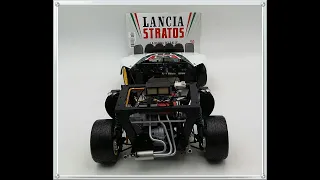 Lancia Stratos N 50. aggiungiamo il pannello frontale del cruscotto. Edizione Centauria scala 1:8