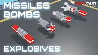 Explosive Block Special Weapons - Bombs & Missiles (Tutorial) | Plane Crazy Roblox