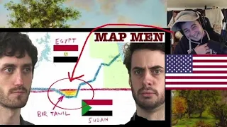 American Reacts Map Men Bir Tawil - the land that nobody wants