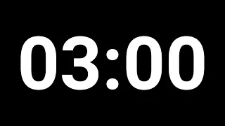 Just 3 Minute Countdown Timer for Slide, Keynote, Powerpoint