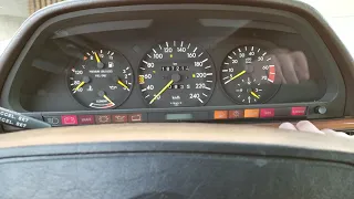 1987 Mercedes Benz 420SEL Start up & Interior Functions