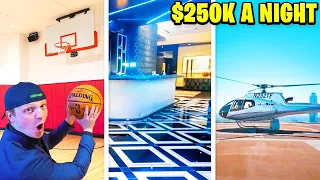 OVERNIGHT Challenge In $250,000 Per Night HOTEL!