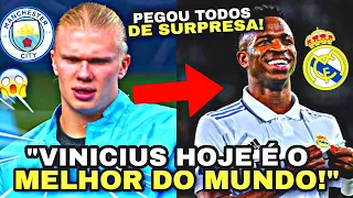 🚨QUE MORAL!!! OLHA SÓ O QUE O HAALAND FALOU DE VINICIUS JR HOJE!!