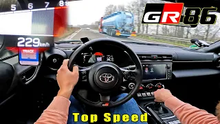 Toyota GR86 with a MANUAL is N/A FUN on the UNLIMITED AUTOBAHN!