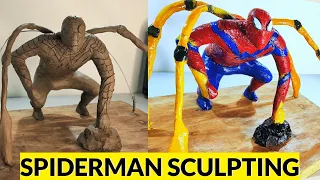 Spiderman no way home Sculpting || Painting ||