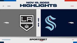 NHL Highlights | Kings vs. Kraken - November 19, 2022