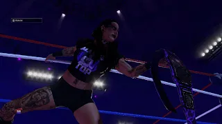 WWE 2K24 RHEA RIPLEY VS DAKOTA KAI WWE WOMENS CHAMPIONSHIP MATCH SATURDAY NIGHT MAIN EVENT