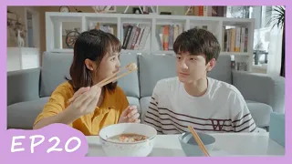 Gu Weiyi and Momo fighted for an egg while eating noodles together|Put Your Head on My Shoulder