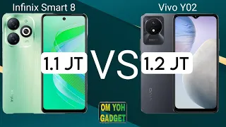 Beda 100ribu! Infinix Smart 8 vs Vivo Y02, Worth it Yang Mana?