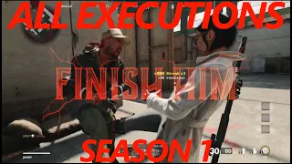 All Finishing Moves Executions in Season 1 - Call of Duty Black Ops Cold War