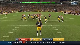 Steelers run a Fake Punt for a Big Gain | Bengals vs Steelers Week 7