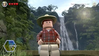 LEGO Jurassic World - Alan Grant Free Roam Gameplay (PC HD) [1080p]