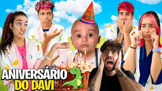 Carlos Reagindo: FINGIMOS ESQUECER O ANIVERSÁRIO DO DAVI *chorou* (Emilly Vick - ESPECIAL DAVIZINHO)