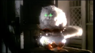House (1977) by Nobuhiko Obayashi, Clip: Melody plays the piano & Blanche the cat's eyes blaze green