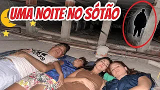 PASSEI UMA NOITE NO SÓTÃO DE CASA 😰 Quem está Invadindo na Casa da Bela Bagunça ??