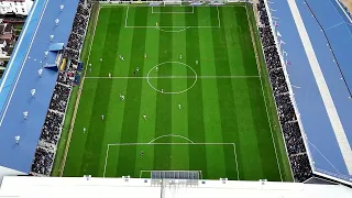 Fratton Park from above - Pompey vs Reading 17/02/24