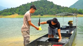 Life diary: A failed journey to harvest fish on the lake. NHAT planted more bananas
