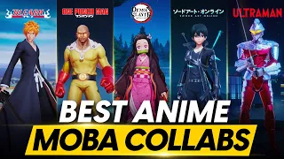 TOP ANIME COLLABS WITH MOBA GAMES | ARENA OF VALOR | ONMYOJI ARENA | MOBILE LEGENDS