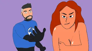 Reed Richards but he is actually the smartest man alive (animated)