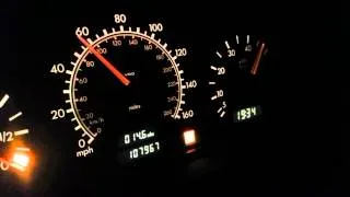 Mercedes CLK 230 kompressor 0-100km/h acceleration