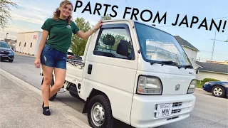 Project Honda Acty Kei Truck For My Wife - Pt. 5 - Parts From Japan!