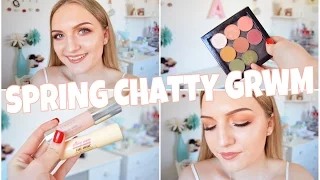 GLOWY SPRING MAKEUP LOOK | POP OF PINK | Amy Louise