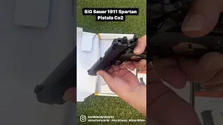 Sig Sauer 1911 Spartan Pistola Co2 #carabinasyvisores #sigsauer #co2guns